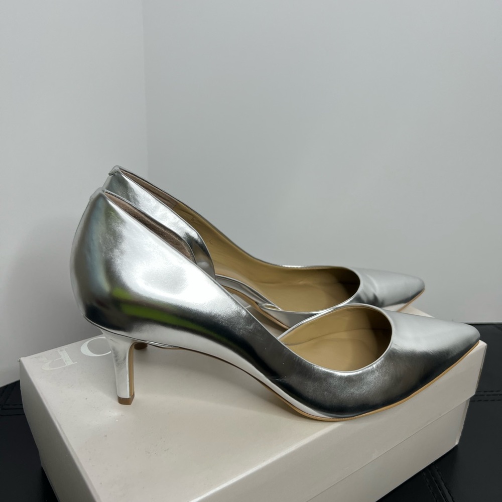 COPY - Silver D’orsay Ann Taylor Pumps.